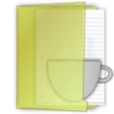 Folder coffee icon