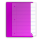 Folder violet icon