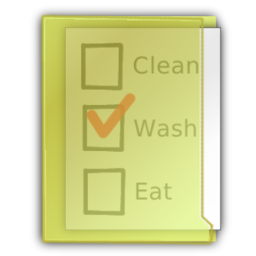 Folder tasks icon 256x256