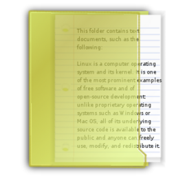 Folder txt icon 256x256