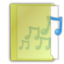 Folder sound icon 64x64