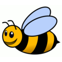 Animals bumble bee icon