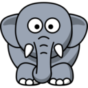Animals elephant icon