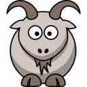 Animals goat icon