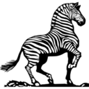 Animals zebra icon