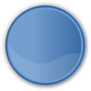 Circle blue icon