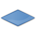 Diamond blue icon