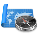 Map compass icon
