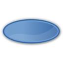 Oval blue icon