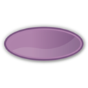 Oval purple icon