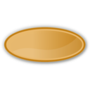 Oval tan icon