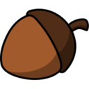 Plant acorn icon