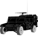 Transportation hummer icon