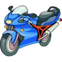 Transportation motorcycle icon