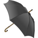 Umbrella black png icon