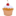 Food cupcake iced with cherry icon 16x16