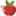 Food worm in apple icon 16x16