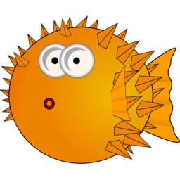 Animals blowfish icon 256x256