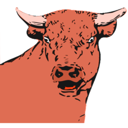 Animals bull head icon 256x256