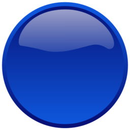 Button blue icon 256x256