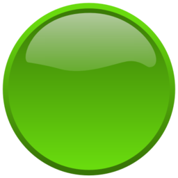 Button green icon 256x256