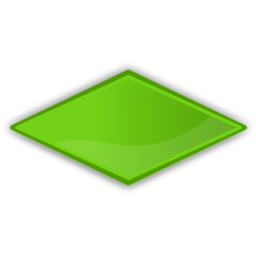Diamond green icon 256x256