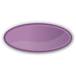 Oval purple icon 256x256