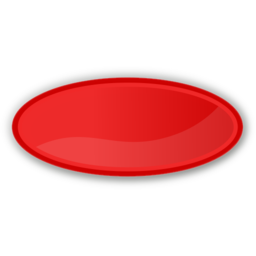 Oval red icon 256x256