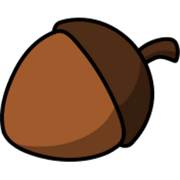 Plant acorn icon 256x256