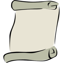 Scroll blank icon 256x256
