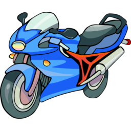 Transportation motorcycle icon 256x256