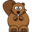 Animals beaver icon 32x32