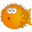 Animals blowfish icon 32x32
