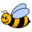 Animals bumble bee icon 32x32