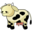 Animals cow icon 32x32