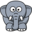 Animals elephant icon 32x32