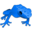 Animals frog poison dart icon 32x32