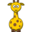Animals giraffe icon 32x32