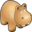 Animals hippo icon 32x32