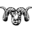 Animals ram dall sheep ram stylized icon 32x32