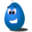 Food egg blue icon 32x32