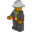 People block figure fireman icon 32x32