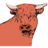 Animals bull head icon 48x48