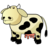 Animals cow icon 48x48