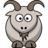 Animals goat icon 48x48