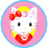 Animals kitten cute toon character icon 48x48