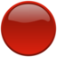 Button red icon 64x64