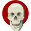 Human skull icon 64x64