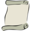Scroll blank icon 64x64