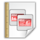 Application vnd oasis opendocument presentation template icon